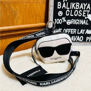 KARL HEAD MINI BAG/ COIN PURSE LANYARD